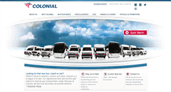 Desktop Screenshot of colonialbus.com